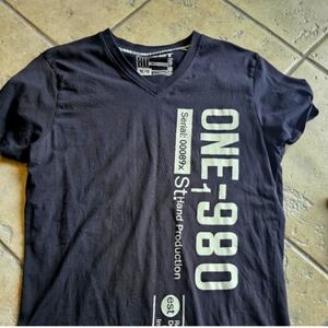 Men's Black Graphic T-Shirt